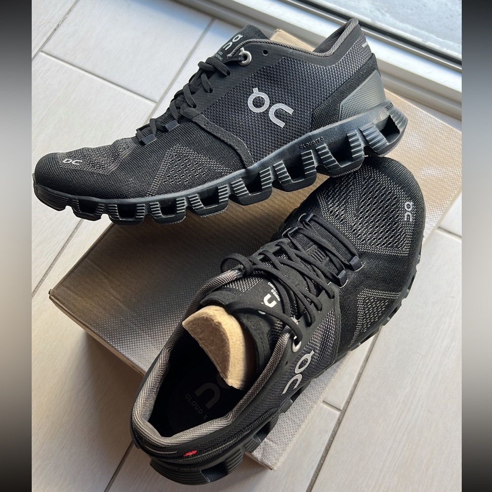 Women’s On Cloud X  Black/Asphalt